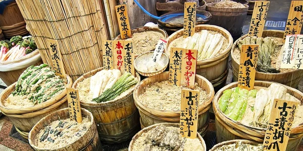 Venda de produtos japoneses — Fotografia de Stock