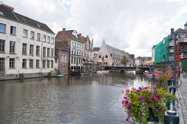 Kanaal van Gent, België — Stockfoto