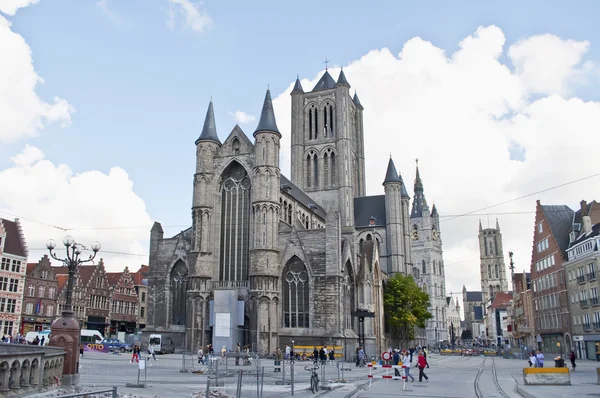 Katedrála v Gentu — Stock fotografie