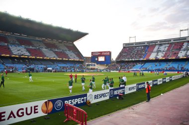 Vicente Calderon soccer stadium, Madrid clipart