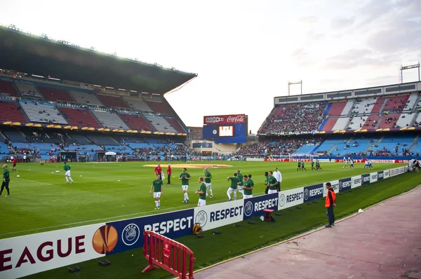 Vicente Calderón fotbalový stadion, Madrid — Stock fotografie