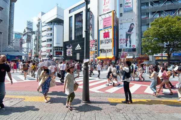 Shibuya district in Tokyo, Japan — Stock Photo, Image