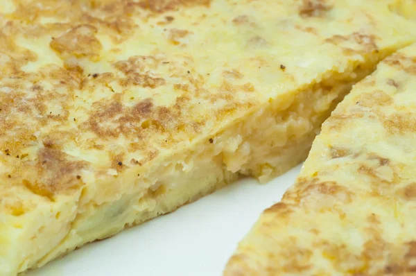 Spaanse aardappel omelet — Stockfoto