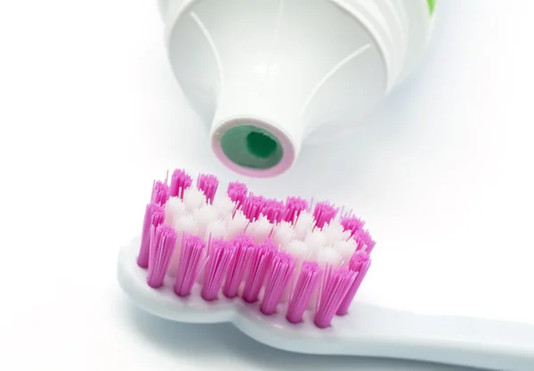 歯ブラシと歯磨き粉 — ストック写真