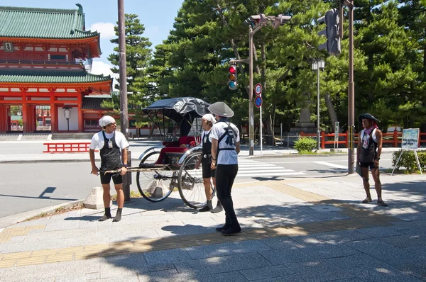 Рикші, японський транспорту — стокове фото