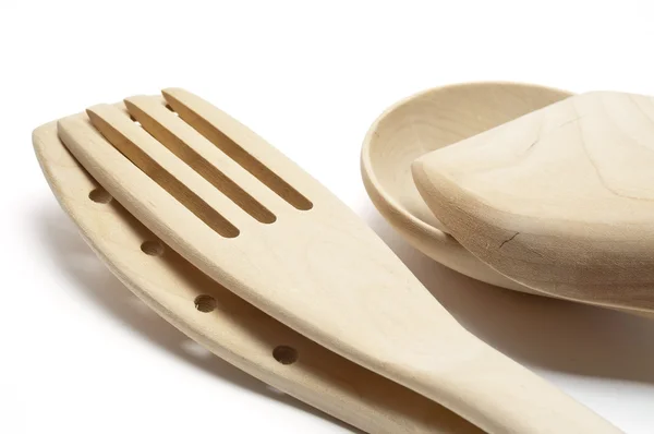 Cutlery wooden — Stock Photo, Image