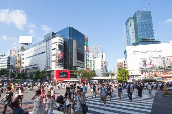 Cruce de Shibuya, Tokio — Foto de Stock