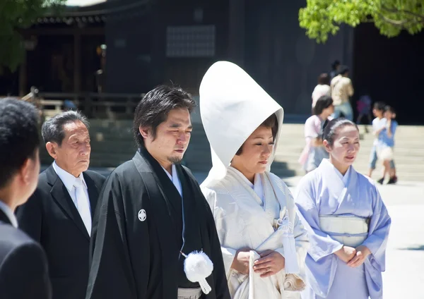 Geleneksel Japon düğün kutlamaları — Stok fotoğraf