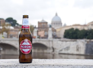 Peroni beer bottles clipart