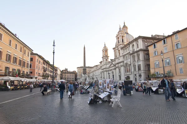 Piazza Navona, Roma — стоковое фото