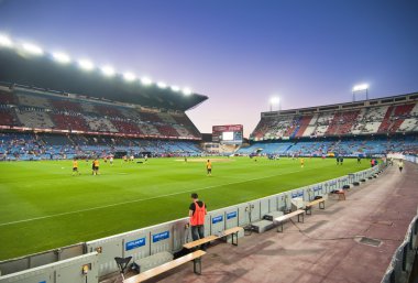 Vicente Calderon soccer stadium clipart