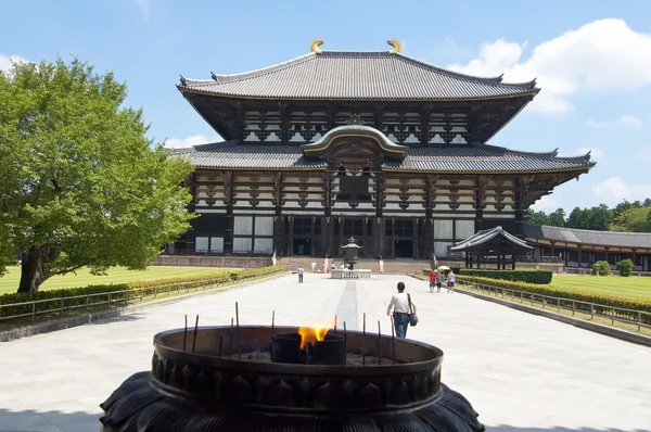 Todai-ji Temple of Nara, Japan — 图库照片
