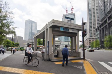 Japan subway exit clipart