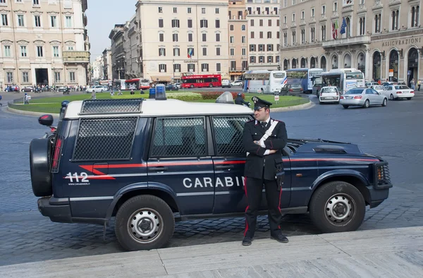 stock image Carabinieri in Piazza Venezia