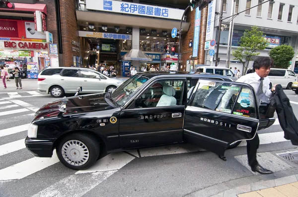 Japoński taksówką — Zdjęcie stockowe