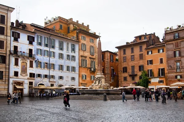 Piazza della Rotonda, Róma, Olaszország — Stock Fotó
