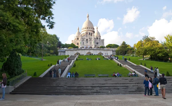 Herz-Jesu-Basilika von Montmartre — Stockfoto