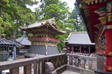 Temple in Nikko clipart