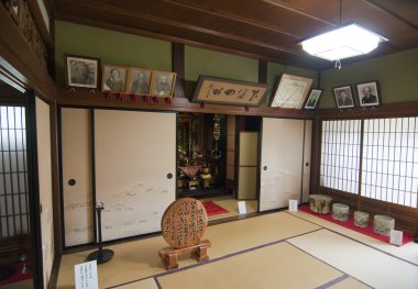 Typical Japanese house clipart