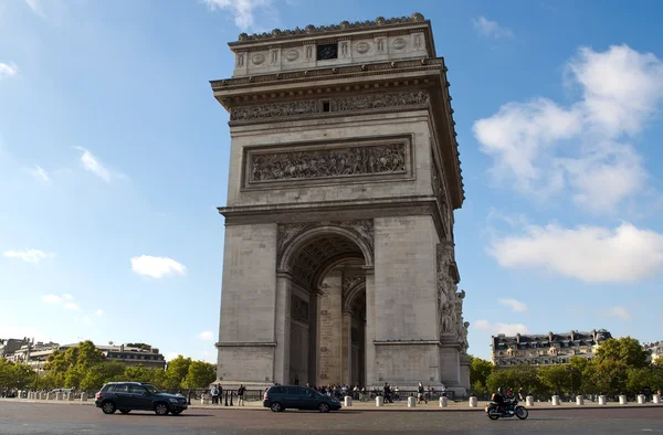 Triumfbågen i Paris — Stockfoto