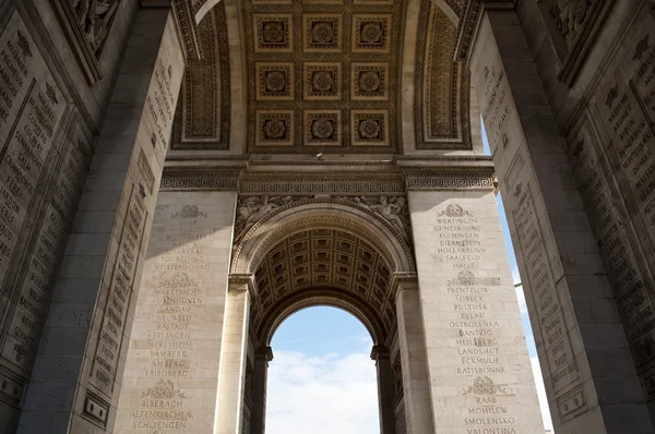 Arco do Triunfo em Paris — Fotografia de Stock