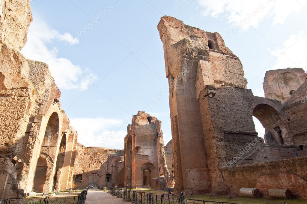 Baths of Caracalla in Rome, Italy