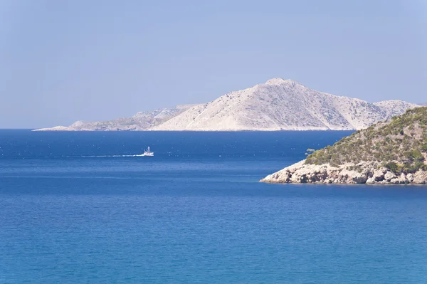 Эгейское море на Самосе — стоковое фото