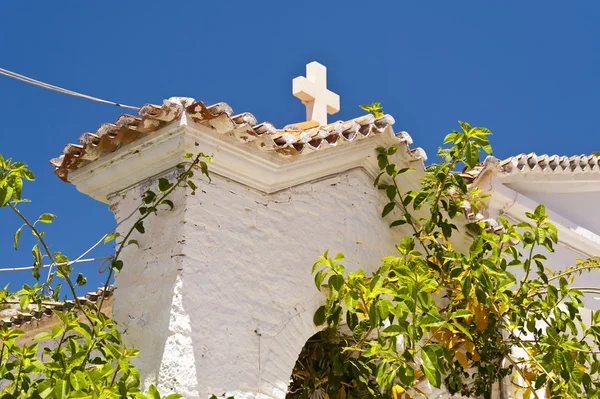Klooster gelegen op samos — Stockfoto