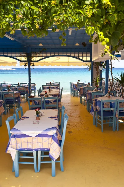 Tabernas em Kokkari, Samos — Fotografia de Stock