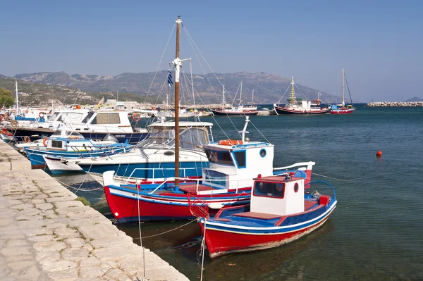 Perahu nelayan di Samos — Stok Foto