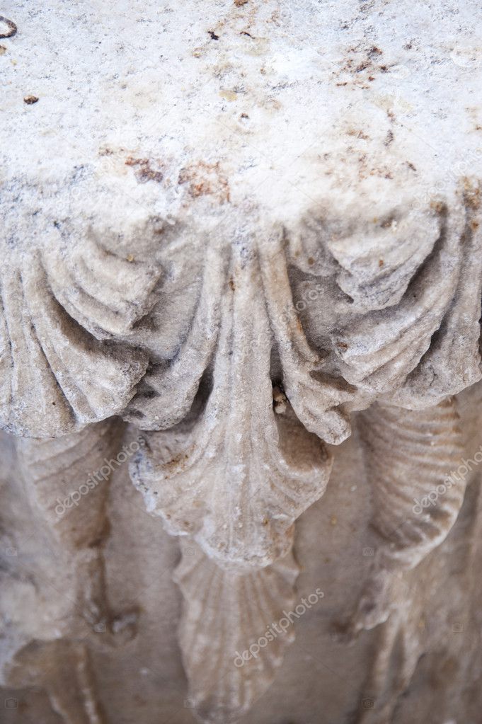 Ancient column detail