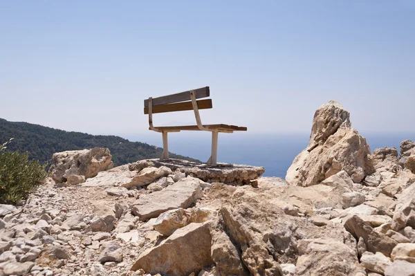 Bench with a view — Stock Photo, Image