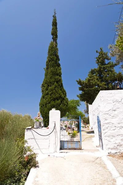 Friedhof auf Samos — Stockfoto