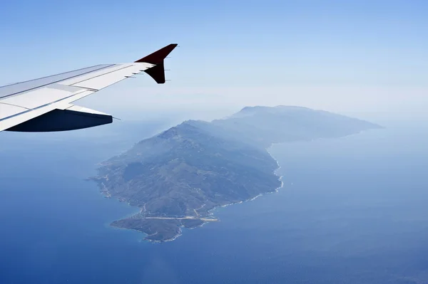 Imagen aérea de la isla griega Ikaria —  Fotos de Stock