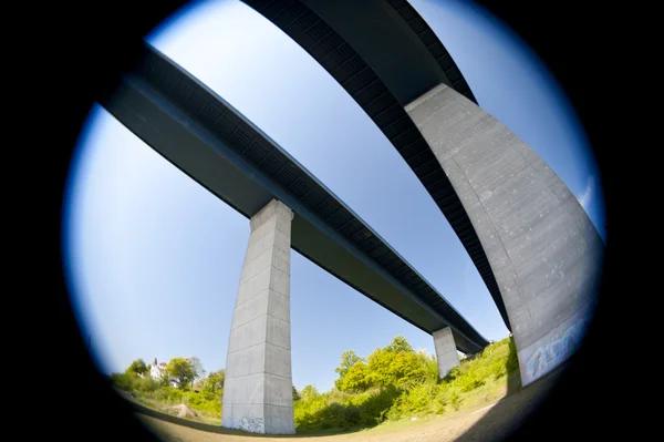 Puente sobre el canal de Kiel — Foto de Stock