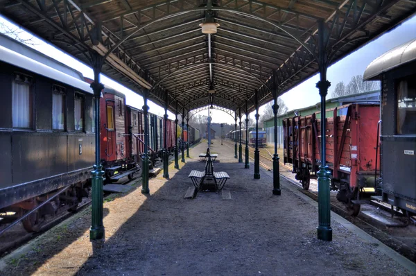 Railroad station — Stockfoto