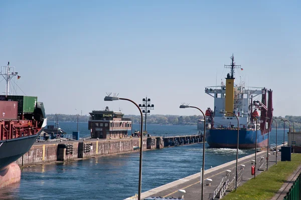 Kiel canal — Stock Photo, Image