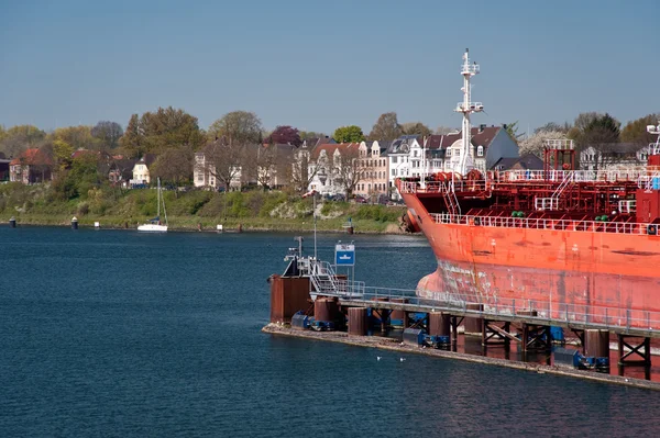Kiel canal — Stock Photo, Image