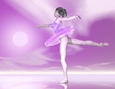 Dancing girl clipart