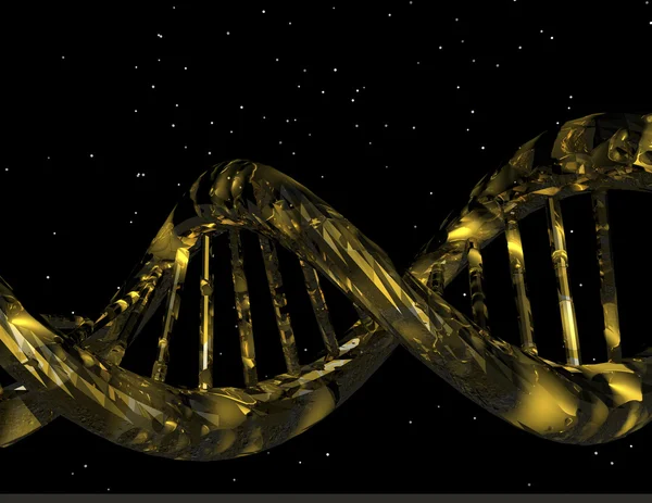 Digital visualization of the dna — Stock Photo, Image