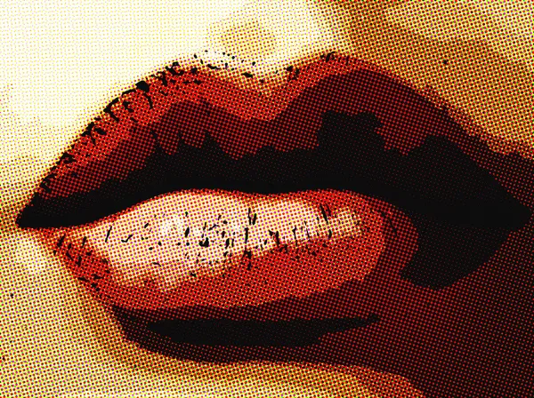 입술 — 스톡 사진