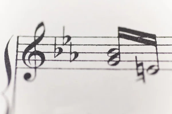 Sheet of music — Stock Photo, Image