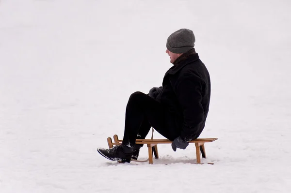 stock image Sledding