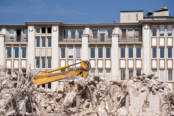 Construção de demolição — Fotografia de Stock