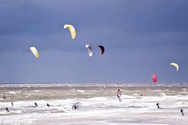 Beach of St. Peter-Ording clipart