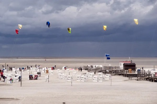 stock image Beach of St. Peter-Ording