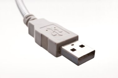 bir usb fişini yakın çekim