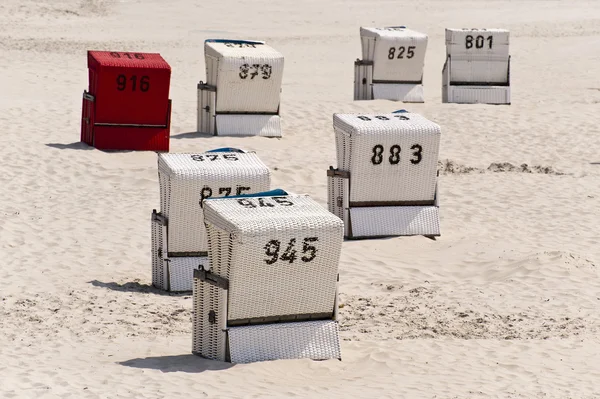 stock image Beach chairs