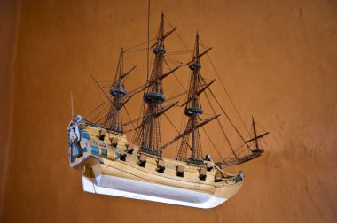 Ship model clipart