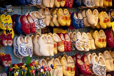 Clogs in amsterdam clipart